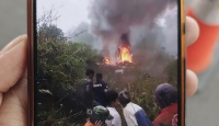 Detik-Detik Helikopter Jatuh di Bandung, Terdengar Suara Ledakan - GenPI.co Jabar