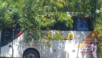 Sopir Mengantuk, Bus Eka Hantam Pohon di Jurug Solo - GenPI.co Jateng