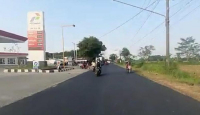 Jalan Exit Tol Warungasem Batang Kini Mulus - GenPI.co Jateng