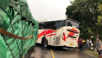 Bus vs Bus Tabrakan di Purworejo, Satu Meninggal Dunia - GenPI.co Jateng