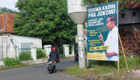 Baliho Ucapan Terima Kasih kepada Presiden Jokowi Marak di Solo, Gibran: Melanggar Aturan Tak Copot - GenPI.co Jateng