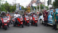 Giliran Kades di Jepara Dapat Motor Dinas Baru, Warnanya Merah! - GenPI.co Jateng