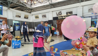 Meriahkan Hari Anak, Daop 6 Gelar Pameran Permainan Tradisional di Stasiun Solo Balapan - GenPI.co Jateng