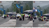 Viral! Pengendara Motor Hindari Razia Polisi di Tawangmangu, Berujung Jatuh dan Diinjak - GenPI.co Jateng