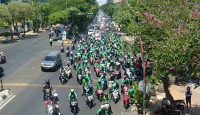 Driver Online di Surabaya Demo, Sebaiknya Hindari Titik-Titik ini - GenPI.co Jatim