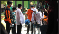 Kloter Terakhir Tiba di Asrama Haji Surabaya, Hamdalah - GenPI.co Jatim