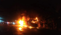 Fakta Bus Gunung Harta Terbakar di Situbondo, Diduga dari Powerbank - GenPI.co Jatim