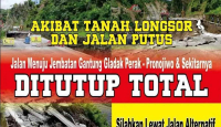 Jembatan Gladak Perak Lumajang Ambles, Akses Menuju Malang Tutup Total - GenPI.co Jatim