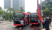 Penjelasan Damri Terkait Bus Listrik yang Berhenti Beroperasi di Surabaya - GenPI.co Jatim