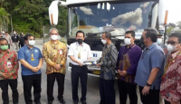 Bus Cepat Pontianak-Kuching Kembali Beroperasi Mulai 1 September - GenPI.co Kalbar