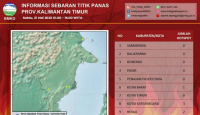 Kabar BMKG: 6 Titik Panas Terdeteksi di Kalimantan Timur - GenPI.co Kaltim