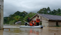 Paser Banjir, 5 Desa di Kecamatan Muara Kanom Terisolasi - GenPI.co Kaltim