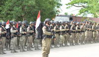 103 Personel Brimob Berangkat ke Papua, Amankan Freeport - GenPI.co Kepri