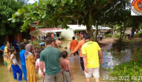 82 Rumah Terendam Banjir di Desa Kasikan Kampar - GenPI.co Riau
