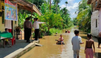 Banjir Akibat Luapan Sungai Rokan Hulu, Warga Mulai Cemas - GenPI.co Riau