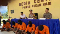 Aniaya Pencuri hingga Tewas, Polres Rohil Tangkap 5 Penjaga Kebun Sawit - GenPI.co Riau