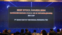 Berkontribusi Kuatkan IHSG, BBRI Raih Dua Penghargaan Best Stock Awards 2024 - GenPI.co Sultra