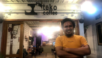 Belajar dari YouTube, Fadhil Suksek Bangun Coffee Shop, Cuan Wow - GenPI.co Sultra