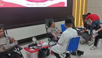 Seluruh Anggota Polres OKU Timur Diminta Rutin Donor Darah - GenPI.co Sumsel