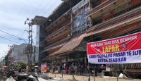 PKL di Kawasan Gedung Pasar 16 Ilir Palembang Ditertibkan - GenPI.co Sumsel