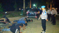 Malam-malam, Polres Batubara Hukum Puluhan Remaja Push Up - GenPI.co Sumut