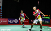 Fajar/Rian Ngamuk, Malaysia Dibantai di Swiss Open 2022 - GenPI.co