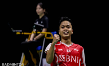 Ngamuk, Anthony Ginting Bantai Kunlavut di Indonesia Masters 2022 - GenPI.co
