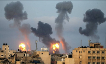 Jet Tempur Israel Menukik, Asap Membumbung di Jalur Gaza - GenPI.co
