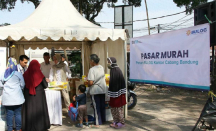 Hari Pertama Pasar Murah Kota Bandung, Lebih dari 100 Kg Telur Ludes - GenPI.co