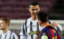 Lionel Messi Tertawa Lihat Tingkah Cristiano Ronaldo Jelang Piala Dunia 2022 - GenPI.co