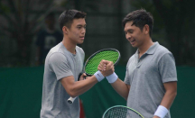 Hujan Bantu Nathan/Christo ke Babak Semifinal ITF M25 Jakarta 2022 - GenPI.co