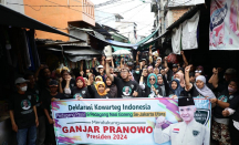 Ratusan Pedagang Pasar dan Tukang Nasi Goreng Jakarta Utara Dukung Ganjar Presiden - GenPI.co