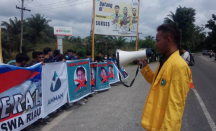 Mahasiswa Riau Demo Minta PT Amman Mineral Ditutup - GenPI.co