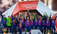 Juara Piala Super Spanyol, Barcelona Jauhi Rekor Real Madrid - GenPI.co