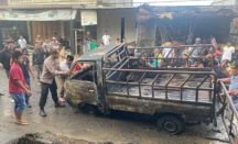Mobil Pengangkut BBM Ilegal Hangus Terbakar di Lhokseumawe Aceh - GenPI.co