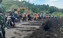 Banjir Lahar Dingin di Lereng Gunung Karangetang Sempat Tutup Akses Jalan - GenPI.co