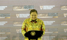 Menko Airlangga Ungkap Tiga Mesin Ekonomi di Seminar Nasional Outlook Perekonomian Indonesia - GenPI.co