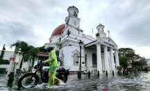Waspada! Kawasan Kota Lama Semarang Kebanjiran hingga Setengah Meter - GenPI.co