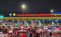 Puncak Arus Mudik Lebaran di Gerbang Tol Kalikangkung, 68.000 Kendaraan Melintas - GenPI.co