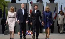 Emmanuel Macron dan Joe Biden Bahas Bantuan untuk Ukraina Melawan Rusia - GenPI.co