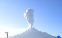 Gunung Lewotobi Laki-laki Erupsi, Muntahkan Abu Vulkanik Setinggi 800 Meter - GenPI.co