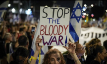 Demonstran Israel Blokir Jalan Raya, Serukan Gencatan Senjata - GenPI.co