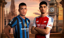 Link Live Streaming Liga Champions: Inter Milan vs Arsenal - GenPI.co