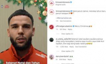 Jay Idzes hingga Verdonk Sampaikan Selamat Natal untuk Fans Timnas - GenPI.co