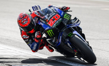 Gagal Raih Poin di Sprint Race MotoGP Aragon, Fabio Quartararo Salahkan Ban - GenPI.co