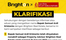 Samuel Pelaku Kekerasan Nenek Elina, Brighton Real Estate Klarifikasi Statusnya - GenPI.co
