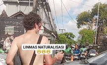 Viral Bule Jadi Pak Ogah Dadakan di Bali, Warganet: Linmas Naturalisasi - GenPI.co
