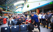 Lepas Peserta Mudik Gratis Pemprov Sumsel, Wagub Cik Ujang Usahakan Kuota Bertambah Tahun Depan - GenPI.co