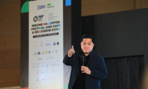 BUMN Solusi Ekosistem Kopi Nasional, Erick Thohir Buka BRI & Pegadaian ICF 2023 - GenPI.co Bali