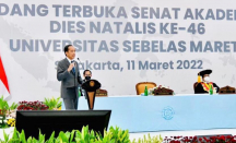 Hadiri Dies Natalis UNS, Pesan Presiden Jokowi Geregetan! - GenPI.co Jateng
